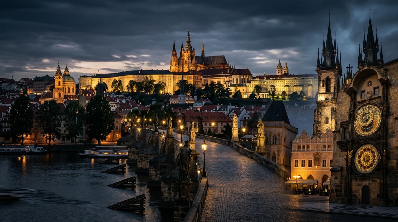 Prague skyline and neighborhoods — KONECT directory for expats